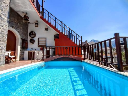 Πισίνα στο ή κοντά στο Steinhaus Erato Privater Pool Landschaftliche Kretische Ansichten