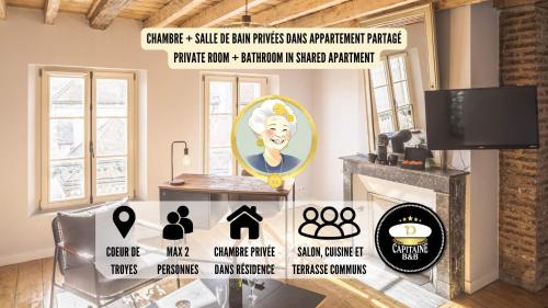 Chez Suzanne 4 - Chambre Privée dans Maison de Ville - Confort - Hypercentre