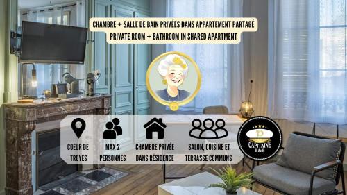 Chez Suzanne 0 - Chambre Privée dans Maison de Ville - Confort - Hypercentre