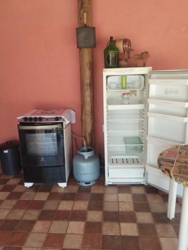 Dapur atau dapur kecil di Recanto marquezi