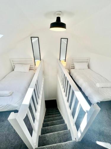 Postel nebo postele na pokoji v ubytování Beautiful Space