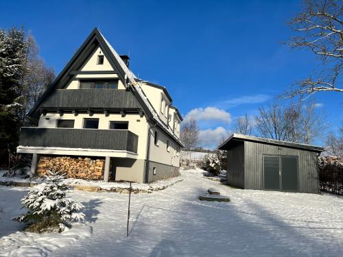 Apartment Lipno Hůrka semasa musim sejuk