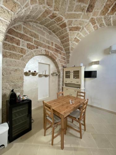 Η κουζίνα ή μικρή κουζίνα στο Antico Granaio