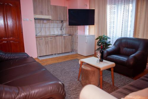 Χώρος καθιστικού στο Hotel North City