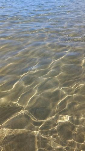 a close up of the water at Dedalos Beach n1 ground floor in Stalida