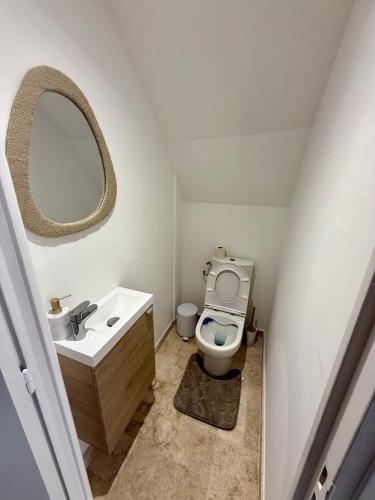 Et badeværelse på Duplex Art & Détente Centre ville