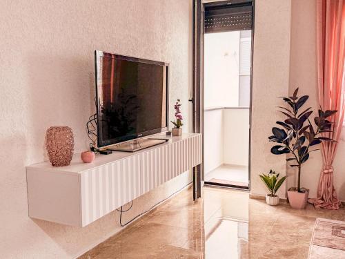 TV a/nebo společenská místnost v ubytování Apartment Lorena