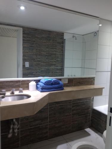 Koupelna v ubytování Loft Porteño