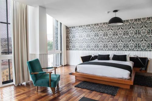 Postel nebo postele na pokoji v ubytování Palacio Astoreca