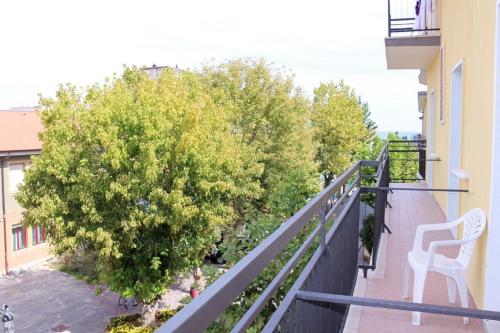 Balkón nebo terasa v ubytování Azzurro Beach Hotel Igea Marina