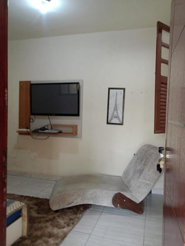 Televisyen dan/atau pusat hiburan di Aconchego, Paz , Comodidade e Sucesso
