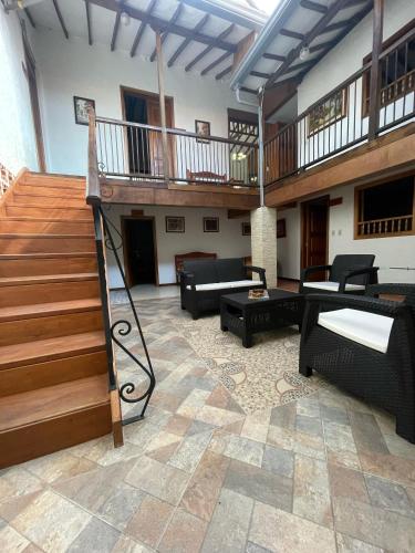 Casa Hotel Don Efraにあるシーティングエリア