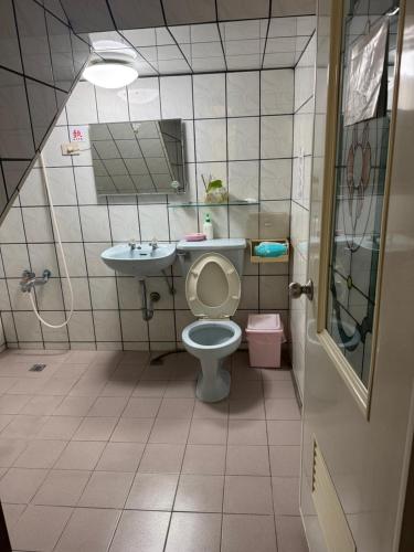 Koupelna v ubytování Ya Yuan Homestay