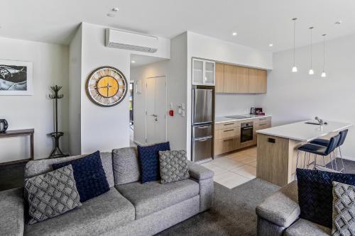 Kuchyň nebo kuchyňský kout v ubytování Central Park Apartments