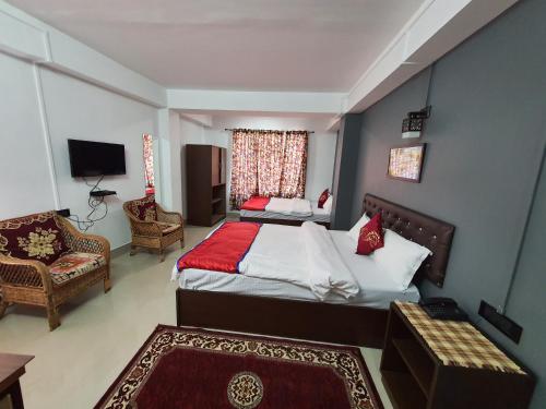 Postel nebo postele na pokoji v ubytování Chunni homestay