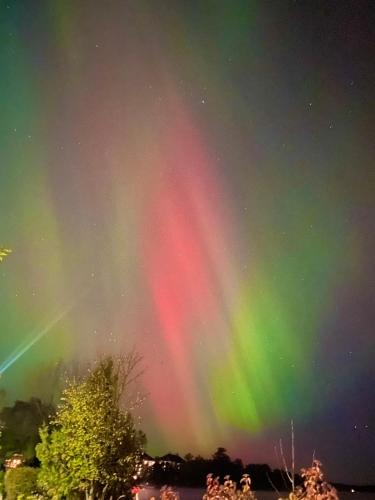 an image of the northern lights in the sky at Blue Spruce Bed and Breakfast Muskoka in Gravenhurst