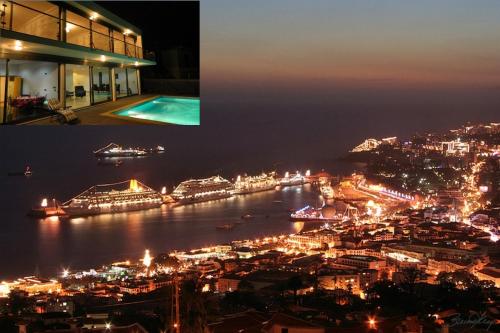 En generel havudsigt eller havudsigten taget fra feriehuset