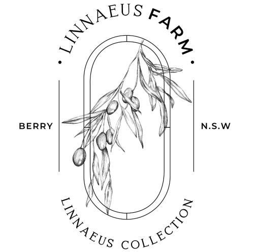 a drawing of a letter g with olives on it at Linnaeus Farm, Berry - by Linnaeus Collection in Berry