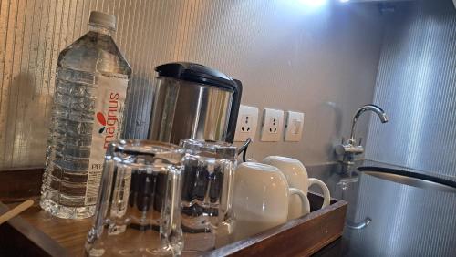 Una cocina o cocineta en Magnus Star Residency Koregaon Park Annexe