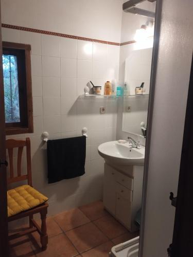 Koupelna v ubytování Mas de Manresa