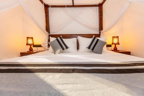 Ένα ή περισσότερα κρεβάτια σε δωμάτιο στο Heavenly Hideaway