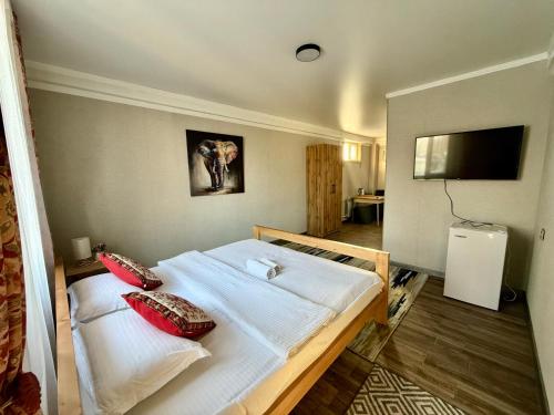 Televisyen dan/atau pusat hiburan di Salamat Hotel