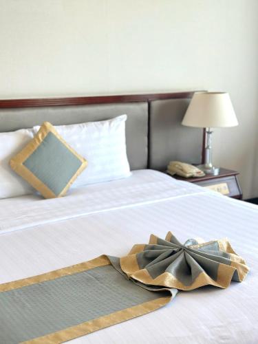 Cama o camas de una habitación en Seagull Hotel