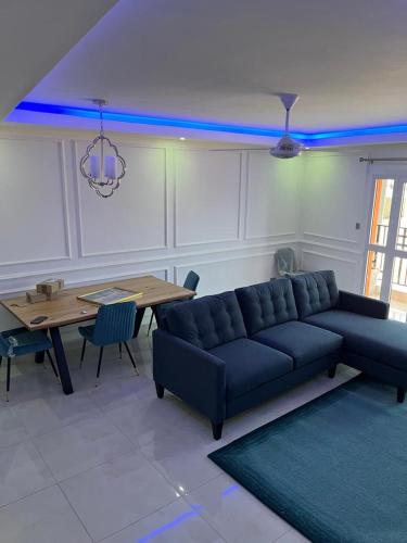 Χώρος καθιστικού στο The View Apartments Salagi