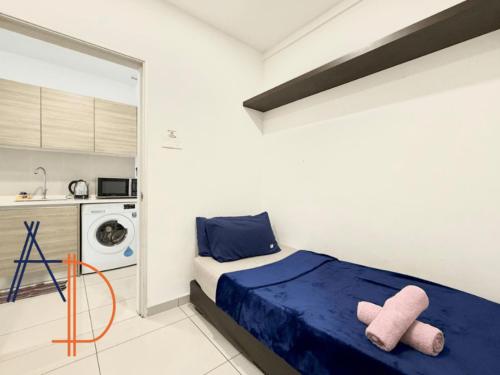 Katil atau katil-katil dalam bilik di i-City Shah Alam Residences by ASDEH Suites