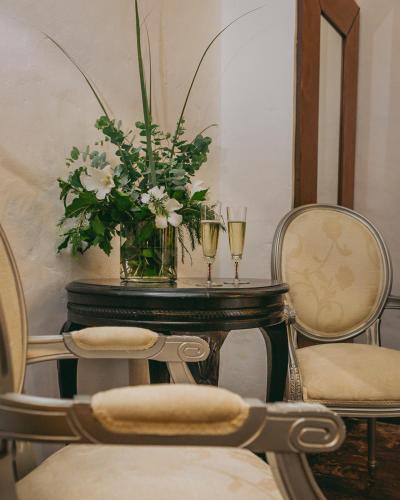 Area soggiorno di Don Aniceto Lodges & Glamping