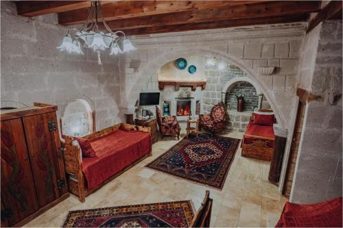 Zona de estar de Holiday Cave Hotel