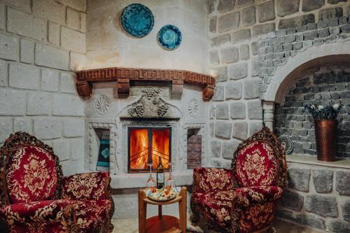 Zona de estar de Holiday Cave Hotel