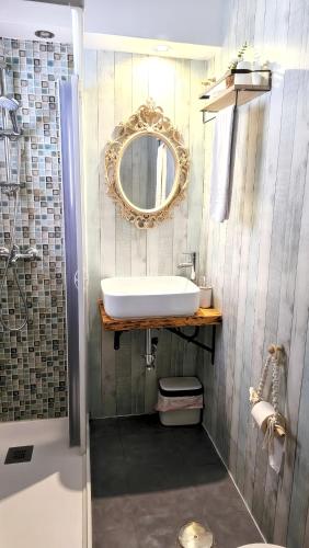 Koupelna v ubytování Hostal La Rosa