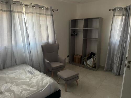 Χώρος καθιστικού στο The View Apartments Salagi