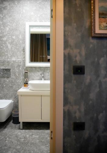 Koupelna v ubytování Le prince Rooms