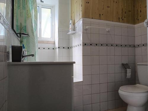 a bathroom with a toilet and a sink at Milena 4 in Lisbon
