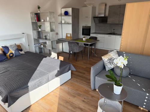 Ferienwohnung Laraにあるキッチンまたは簡易キッチン
