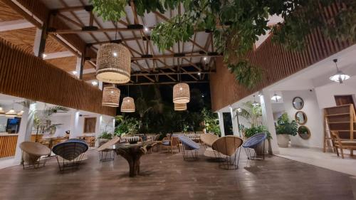 Posezení v ubytování Kejani Paradise - Tropical serviced Condo at The Soul, Paje