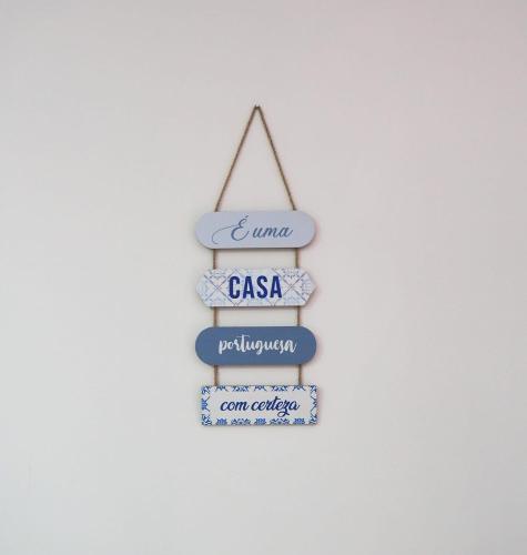 a sign that reads casa patriarchy and can advice at Casa da Ti Paqueta in Sabugal