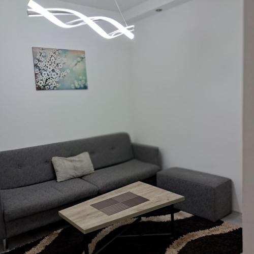 Posezení v ubytování Aerodrom Apartment