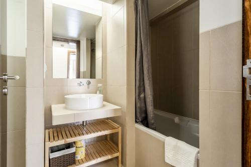 Koupelna v ubytování Apartamento Salgados Beach