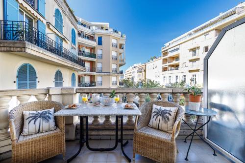 Le Victoria, élégant T2 au bord des plages, piscine, sauna