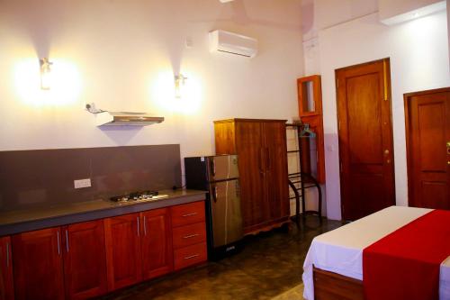 Kuchyň nebo kuchyňský kout v ubytování B & G Hotel