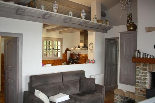 Villa Ma Cardaline avec Piscine et Vue Mer avec 3 Chambres pour 6 Personnes Classé 3 Etoilesにあるシーティングエリア