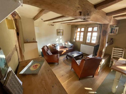 Posezení v ubytování Apartment Rur-Partie im Haus An der Rur