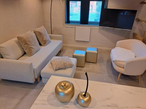 Posezení v ubytování Hoeve BôThé - Vakantiewoning
