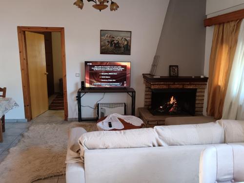 Zona de estar de Super central apartment with a view