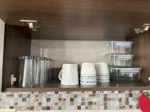 Küche/Küchenzeile in der Unterkunft Deusades Apartamentos