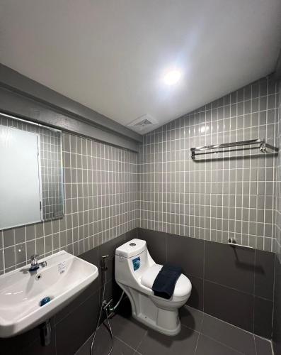 Koupelna v ubytování Passenger Guesthouse Ayutthaya