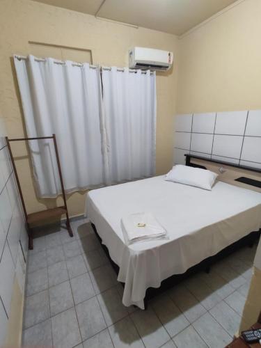 Katil atau katil-katil dalam bilik di Hotel Líder